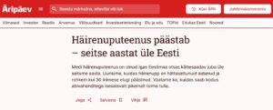 Medi häirenuputeenus Äripäevas