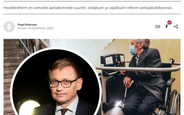Tervise- ja tööminister soovitab häirenuppu ja ravimidosaatorit