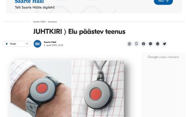 Saarte Hääle juhtkiri: Elu päästev teenus